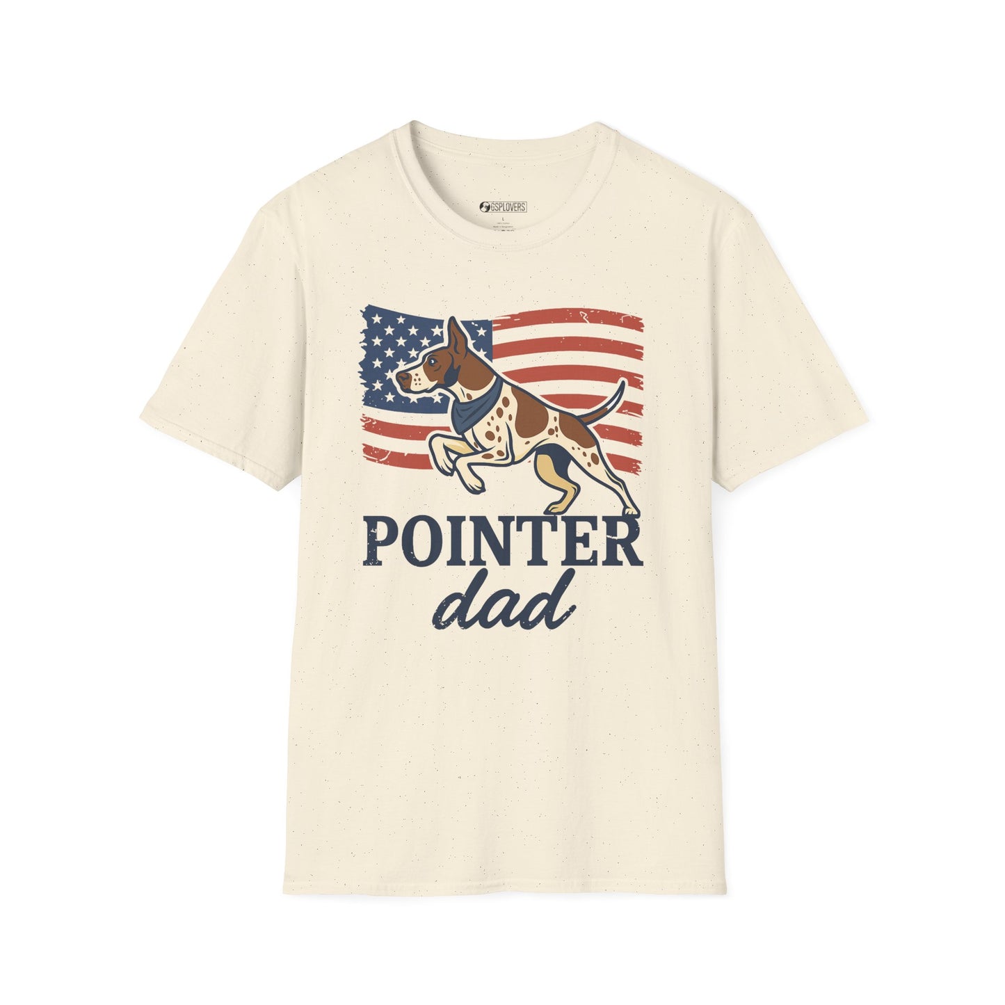 Patriotic Dog Dad T-Shirt
