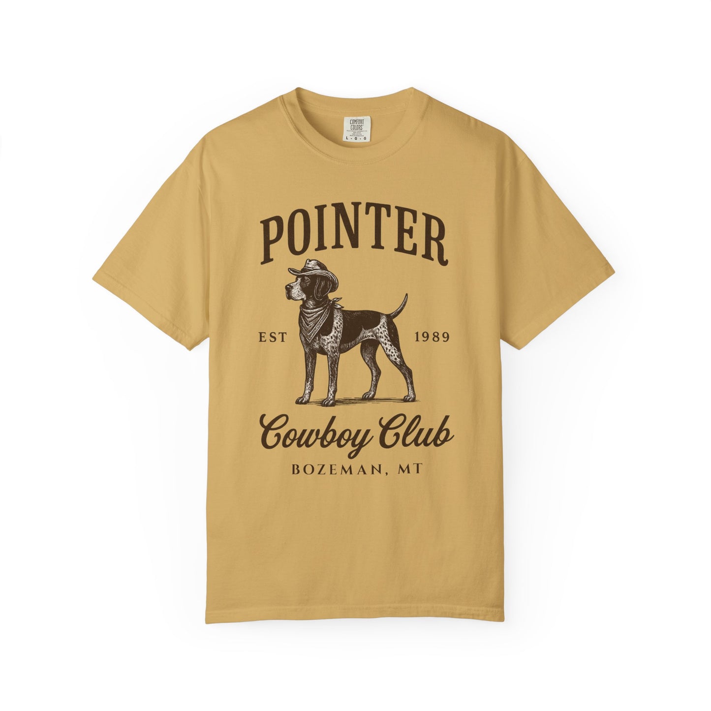 Pointer Cowboy Club Tee – Bozeman, MT