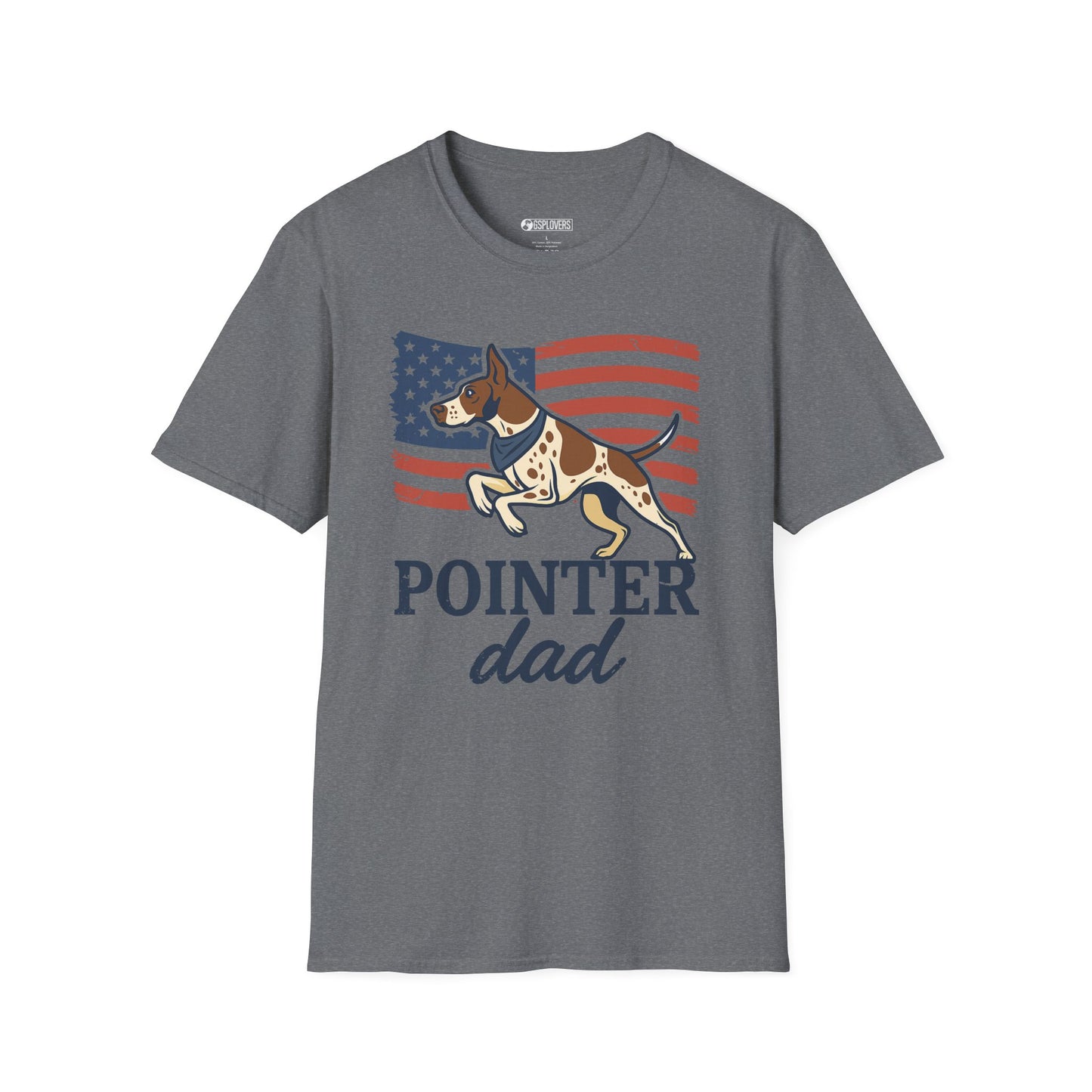 Patriotic Dog Dad T-Shirt