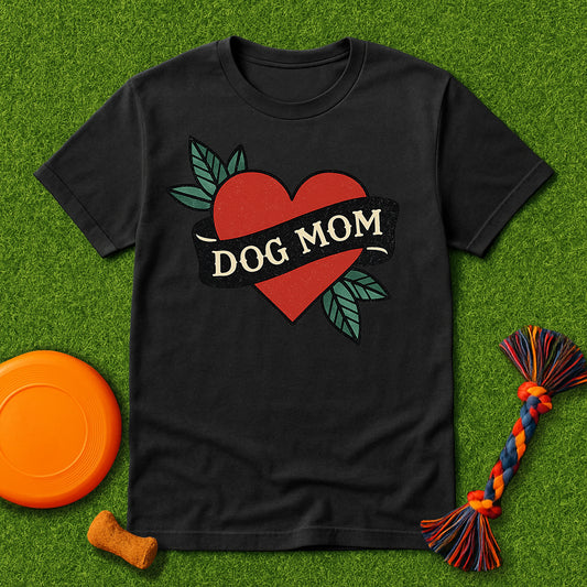 Dog Mom Heart GSP T-Shirt