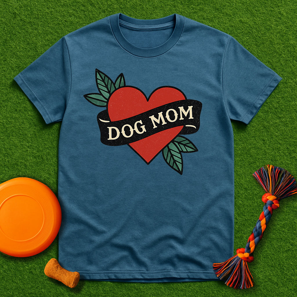 Dog Mom Heart GSP T-Shirt