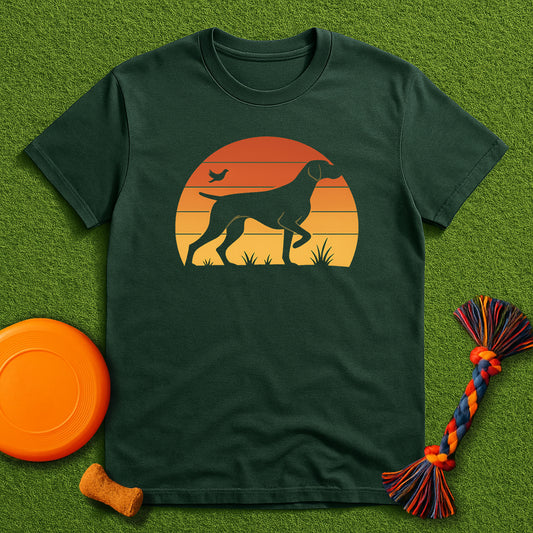Retro Dog Silhouette T-Shirt