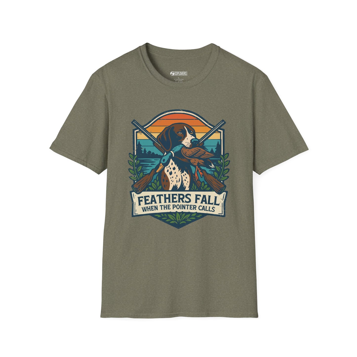 Feathers Fall Hunting T-Shirt