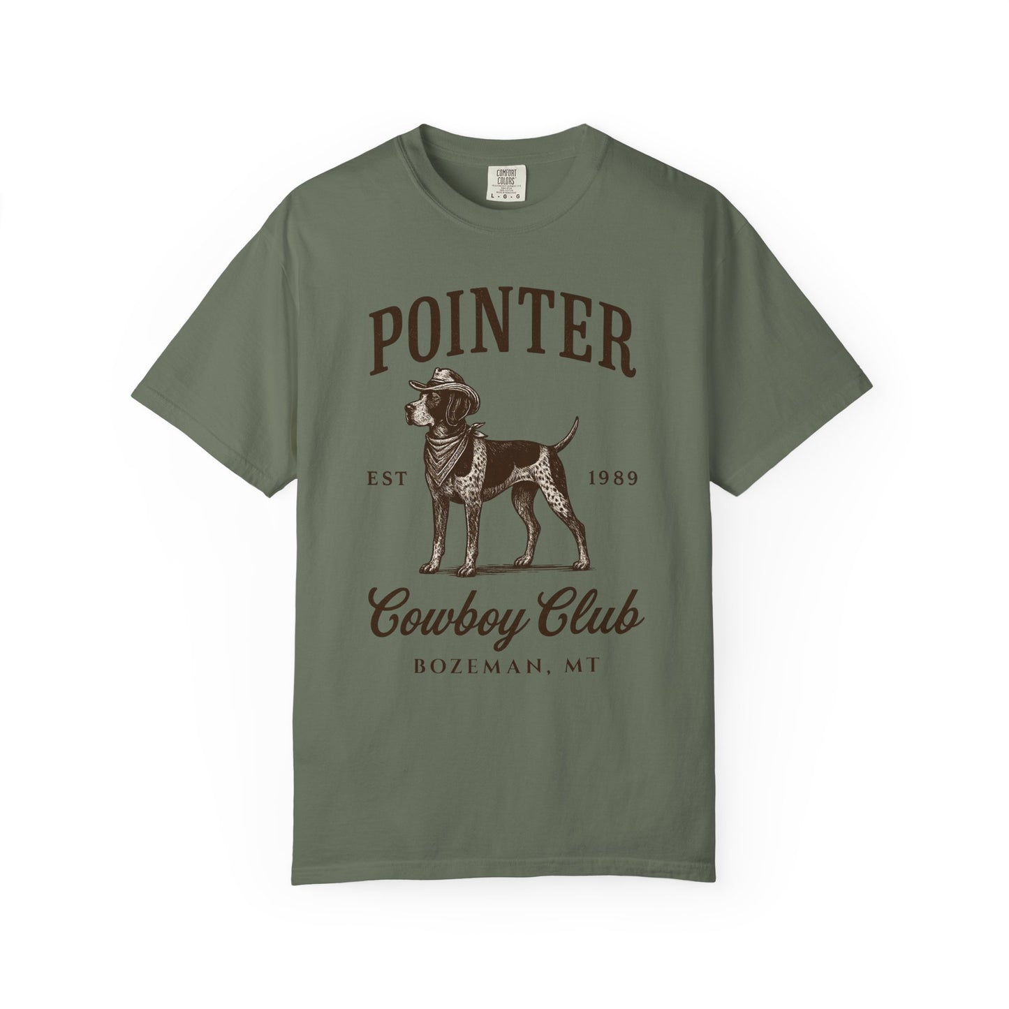 Pointer Cowboy Club Tee – Bozeman, MT