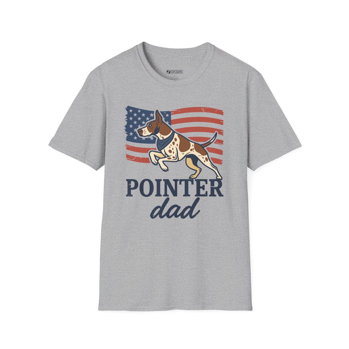 Patriotic Dog Dad T-Shirt