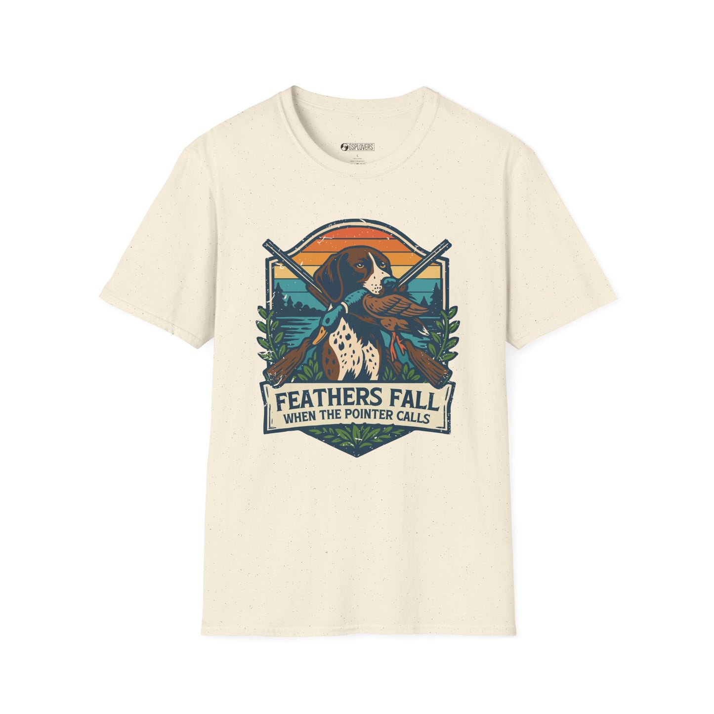 Feathers Fall Hunting T-Shirt