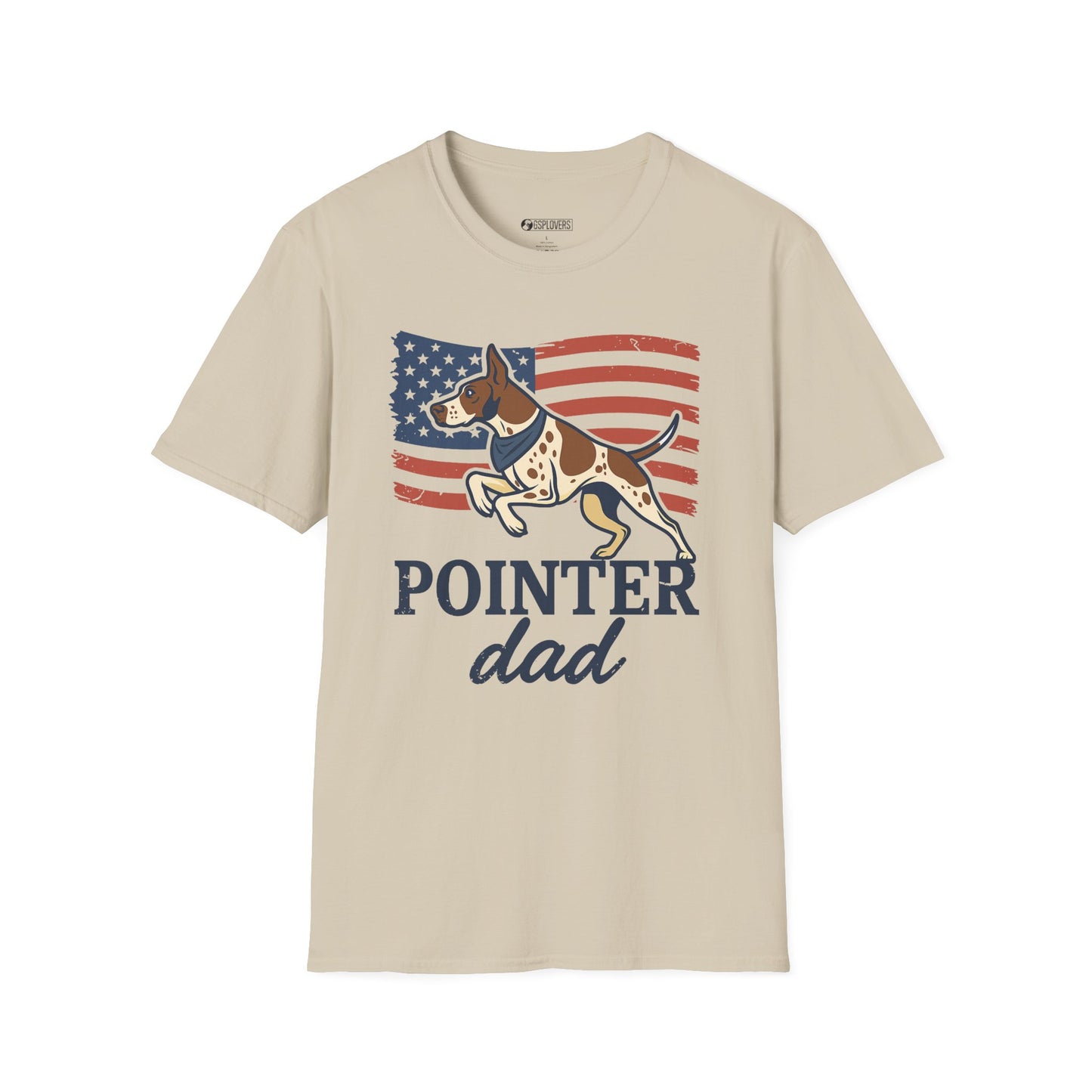 Patriotic Dog Dad T-Shirt