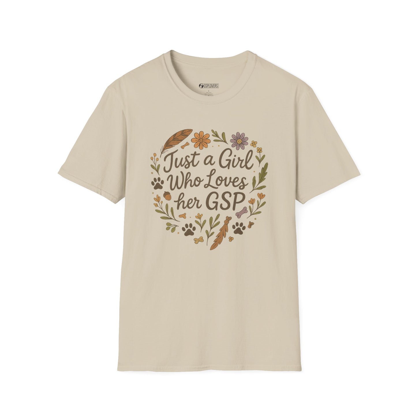 Just a Girl Who Loves Her GSP T-Shirt