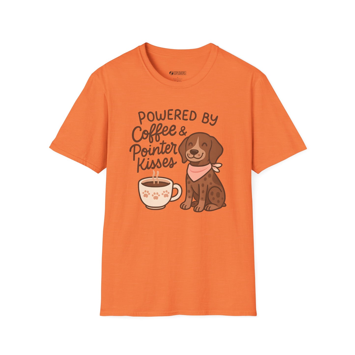 Powered by Coffee & Pointer Kisses Tee