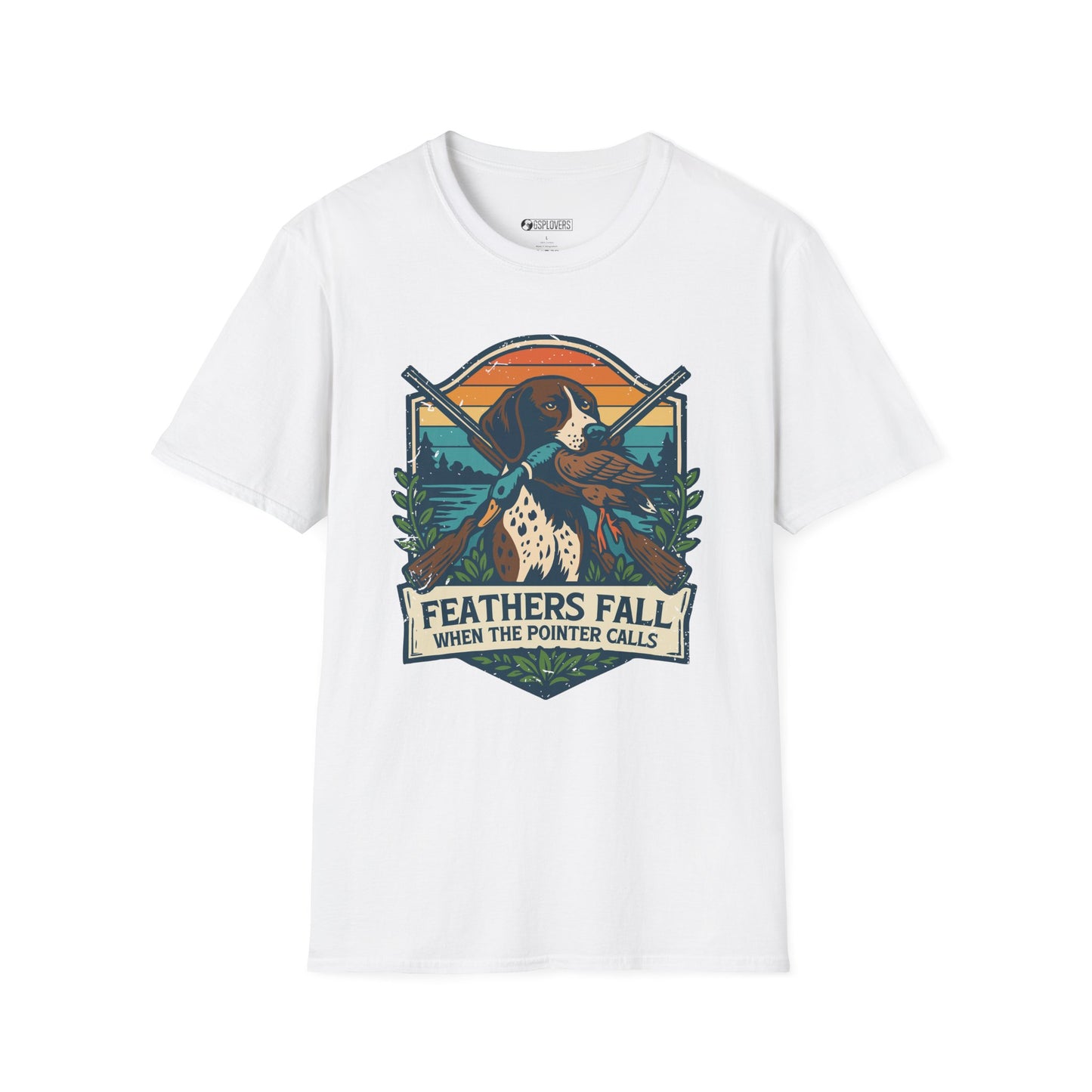 Feathers Fall Hunting T-Shirt