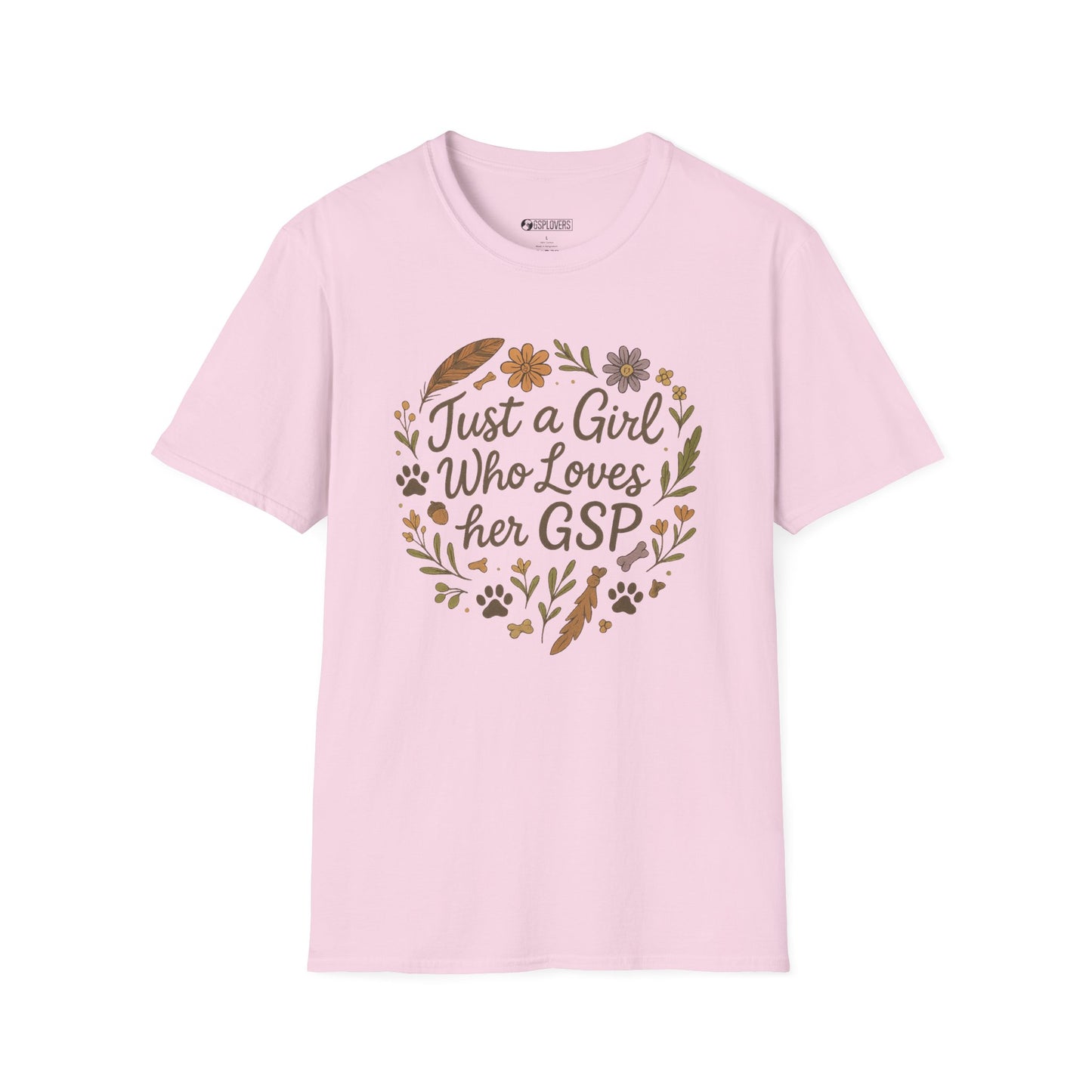 Just a Girl Who Loves Her GSP T-Shirt