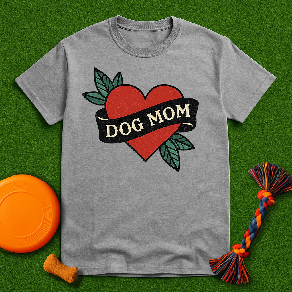 Dog Mom Heart GSP T-Shirt