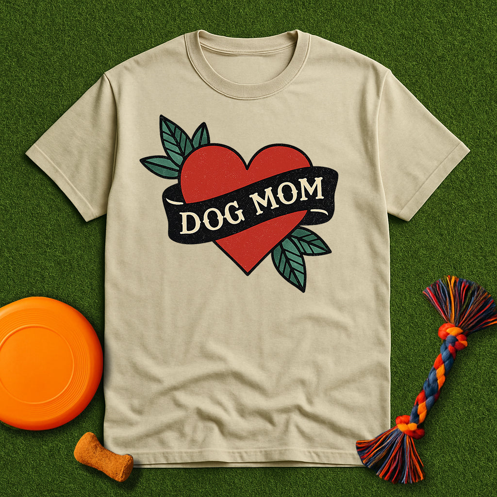 Dog Mom Heart GSP T-Shirt