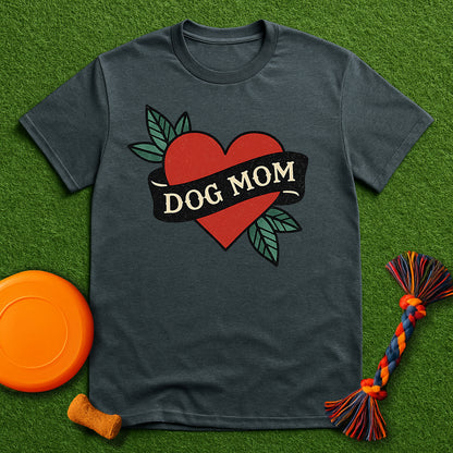 Dog Mom Heart GSP T-Shirt