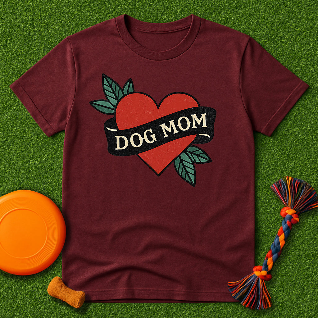 Dog Mom Heart GSP T-Shirt