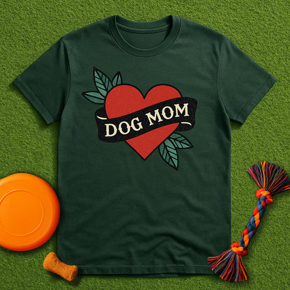 Dog Mom Heart GSP T-Shirt