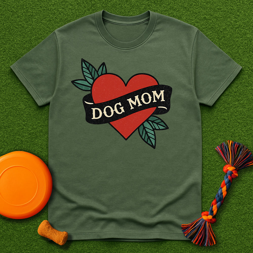 Dog Mom Heart GSP T-Shirt