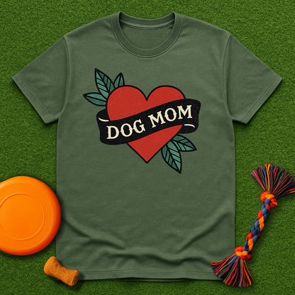 Dog Mom Heart GSP T-Shirt