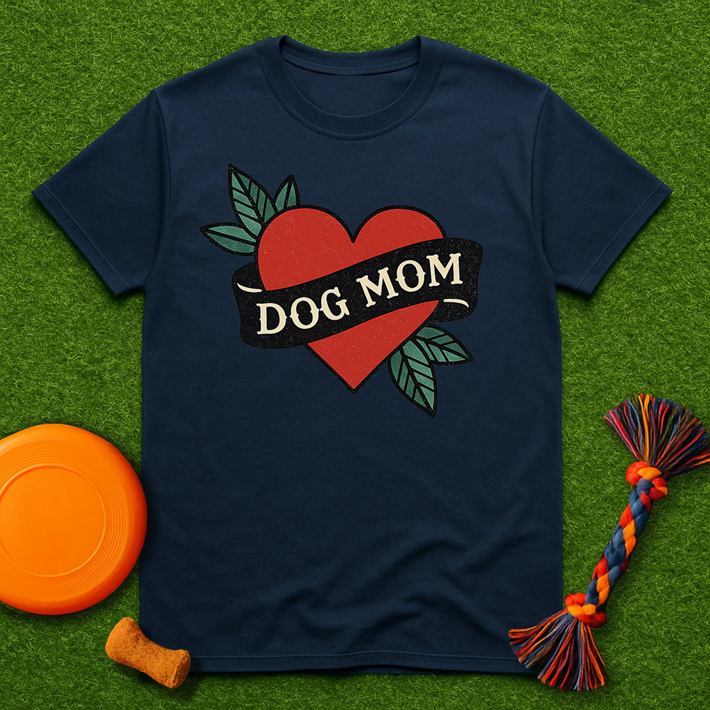 Dog Mom Heart GSP T-Shirt