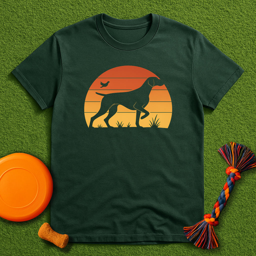 Retro Dog Silhouette T-Shirt