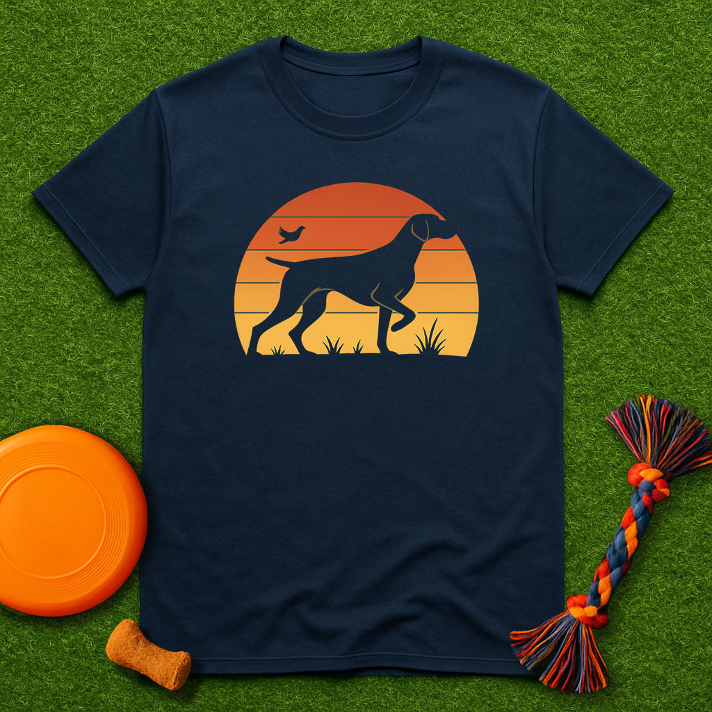 Retro Dog Silhouette T-Shirt