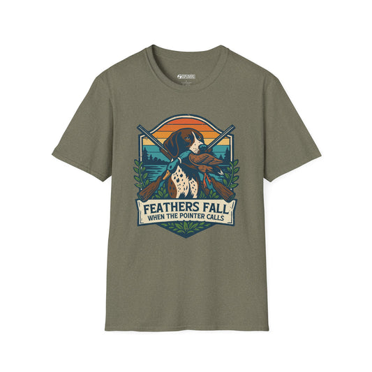 Feathers Fall Hunting T-Shirt