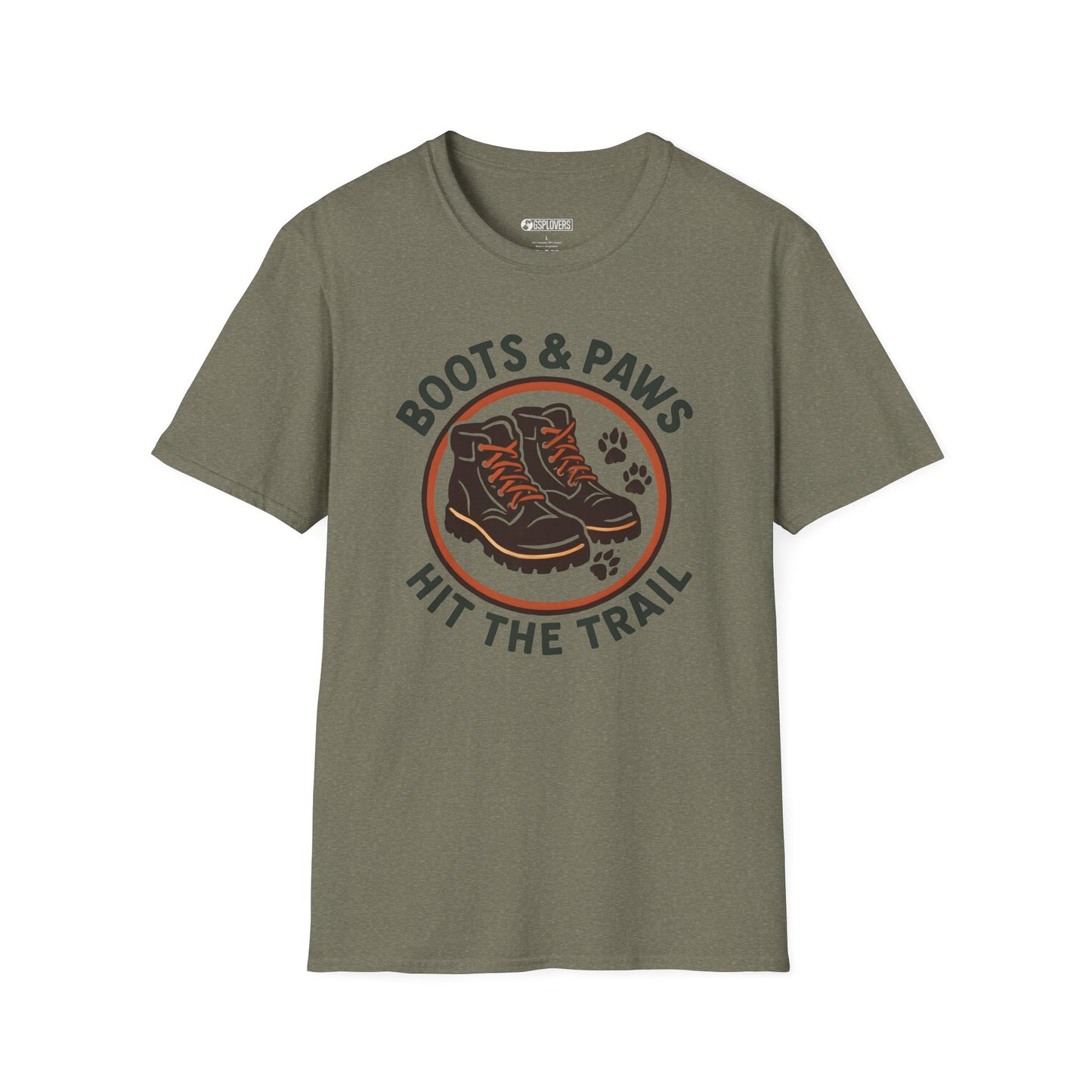 Boots & Paws Hit the Trail T-Shirt