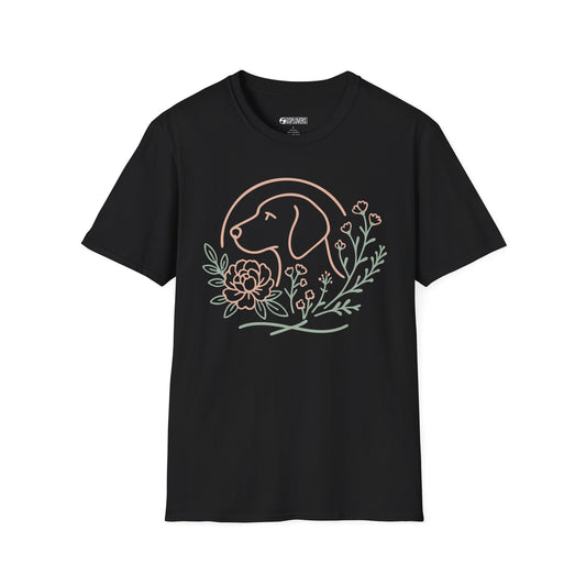 Dog Lover's Floral T-Shirt