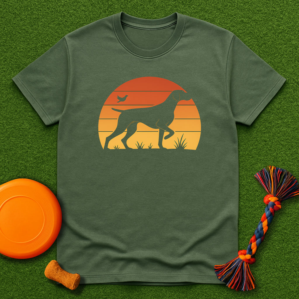 Retro Dog Silhouette T-Shirt