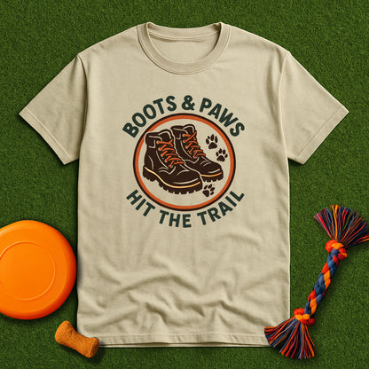 Boots & Paws Hit the Trail GSP T-Shirt