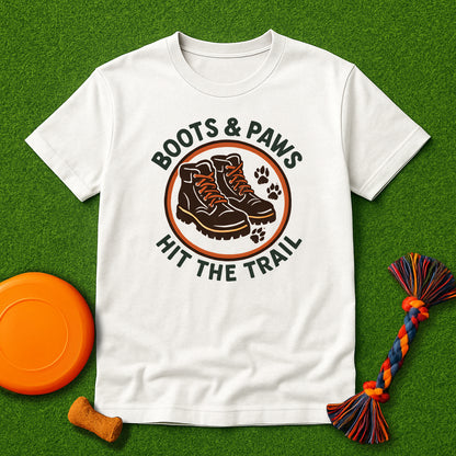 Boots & Paws Hit the Trail GSP T-Shirt