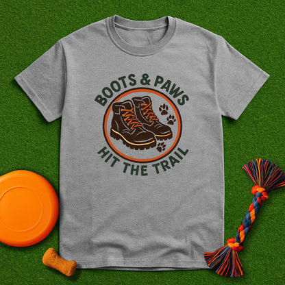 Boots & Paws Hit the Trail GSP T-Shirt