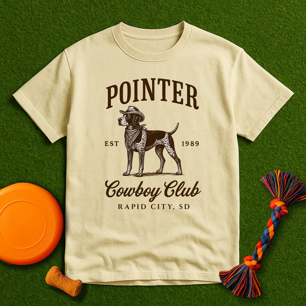 Pointer Cowboy Club Tee – Rapid City, SD