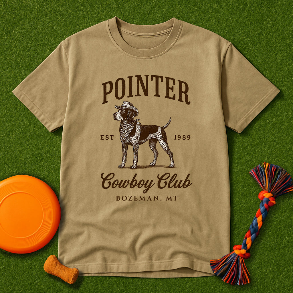 Pointer Cowboy Club Tee – Bozeman, MT