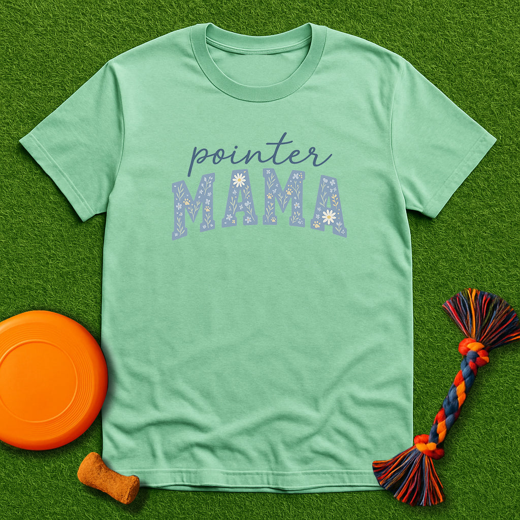 “Pointer Mama” Floral T-Shirt