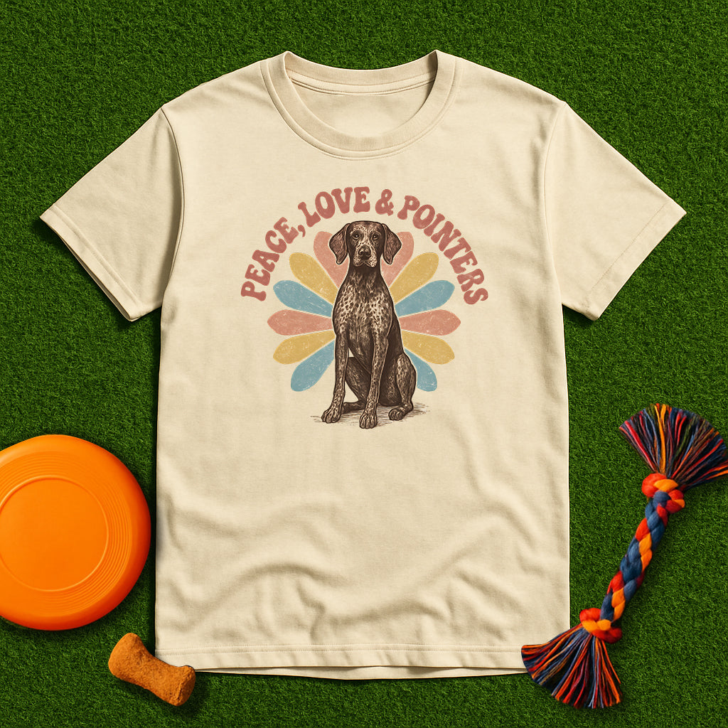 Peace, Love & Pointers T-Shirt