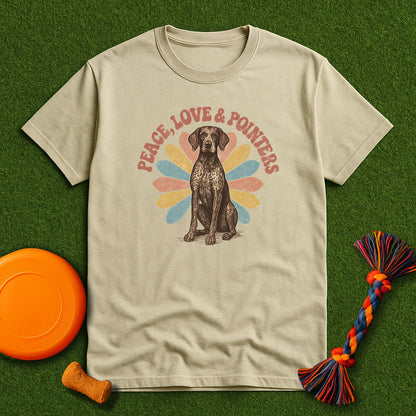 Peace, Love & Pointers T-Shirt